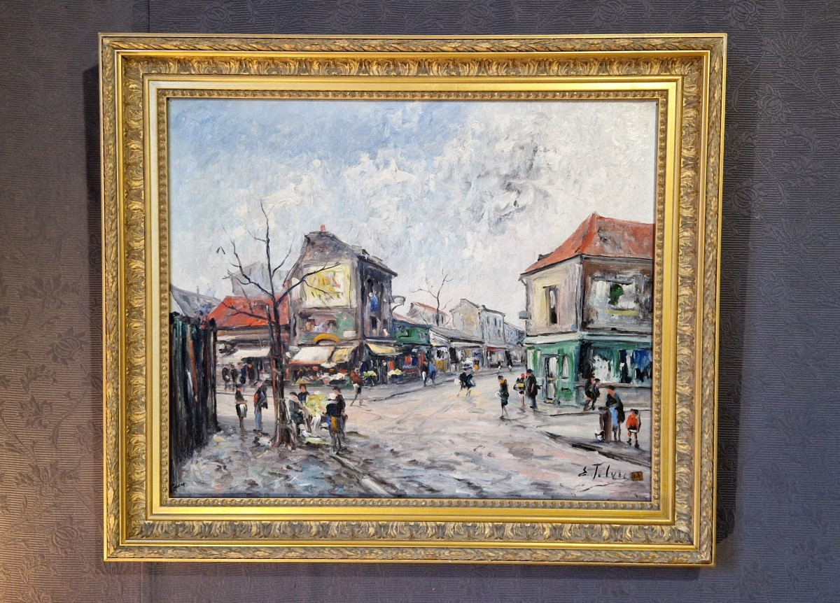 Parisian Alley - édouard Febvre (1885-1967)-photo-2