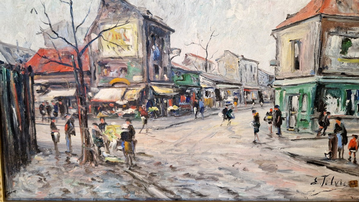 Parisian Alley - édouard Febvre (1885-1967)-photo-2