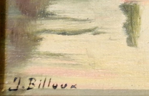 J. BILLOUX –  École Française du XIXe/XXe-photo-4