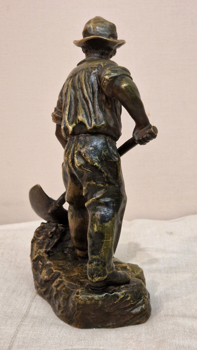 Mineur - Bronze - Emile Carlier (1849-1927)-photo-2