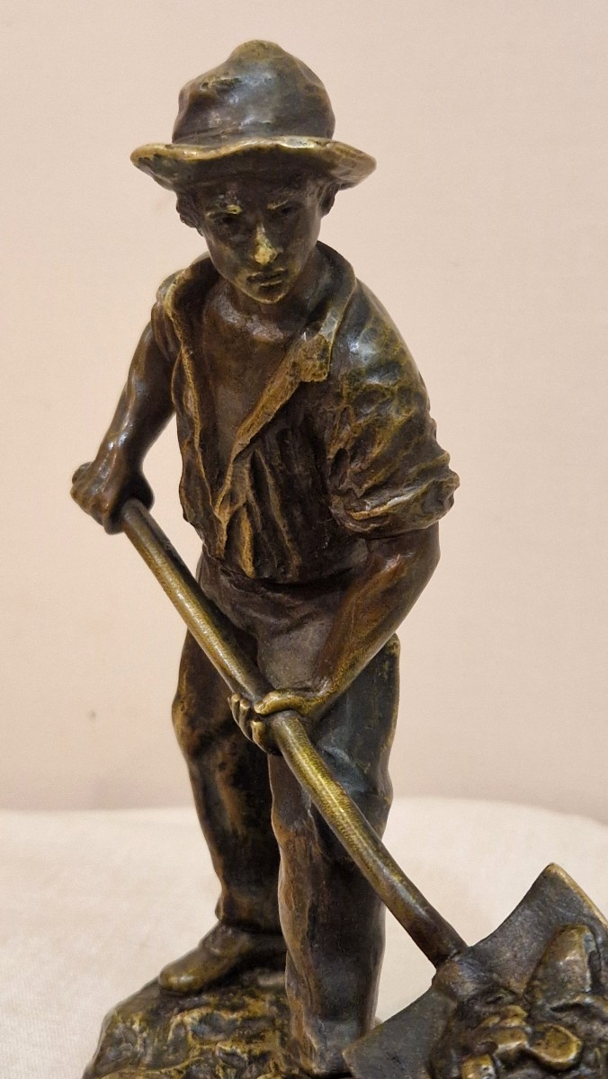 Mineur - Bronze - Emile Carlier (1849-1927)-photo-5