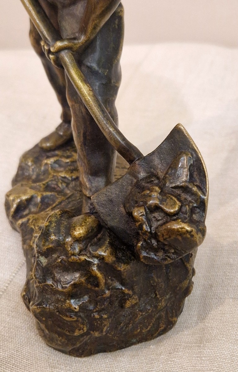 Mineur - Bronze - Emile Carlier (1849-1927)-photo-6
