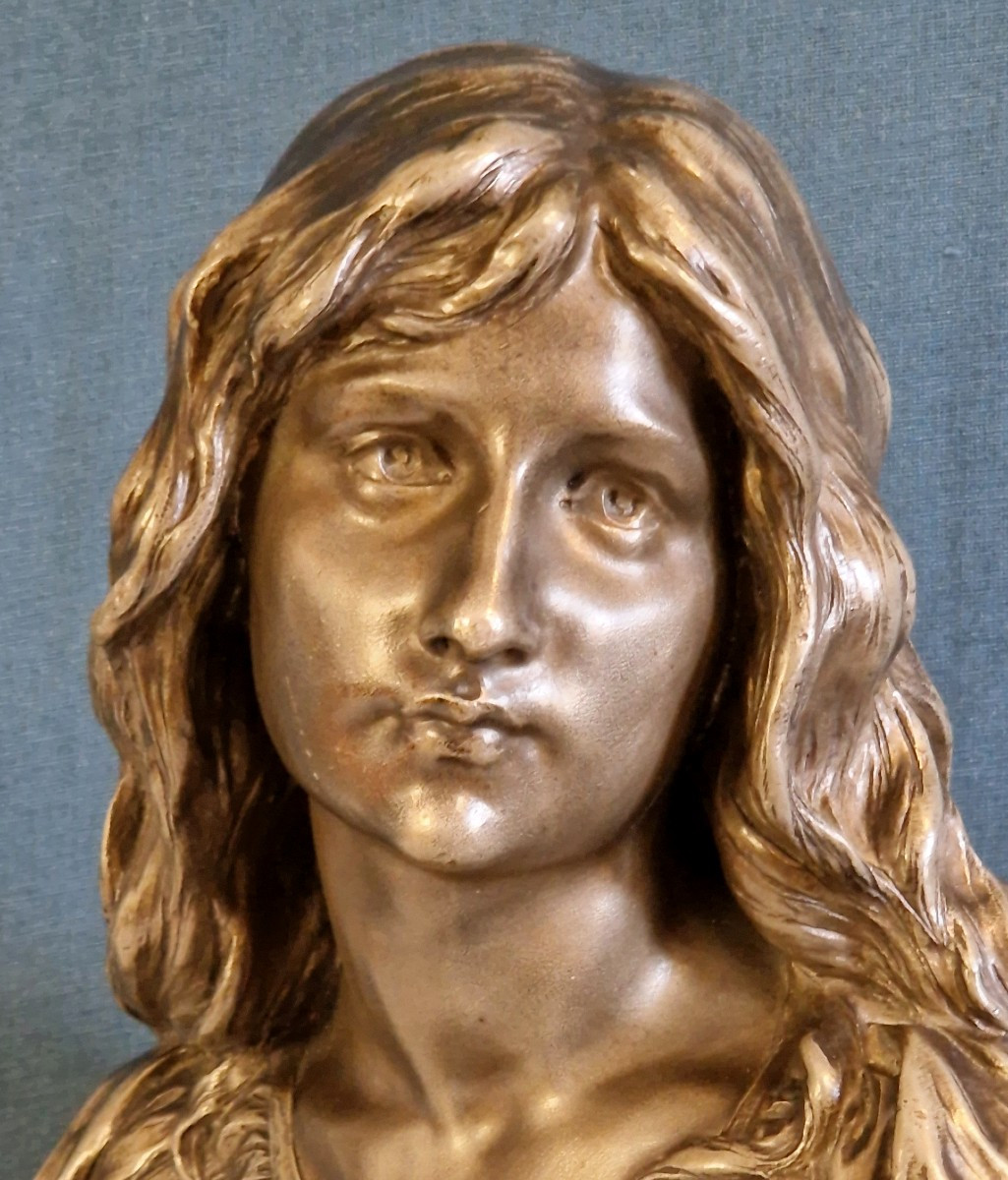 Bust - Mignon - Art Nouveau - Paul Eugène Mengin (1853-1937)-photo-1