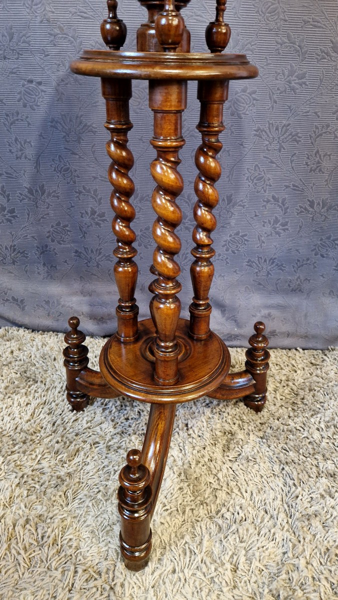 Table d'Appoint/Sellette en acajou début XXe-photo-2