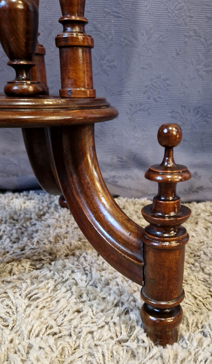 Table d'Appoint/Sellette en acajou début XXe-photo-3