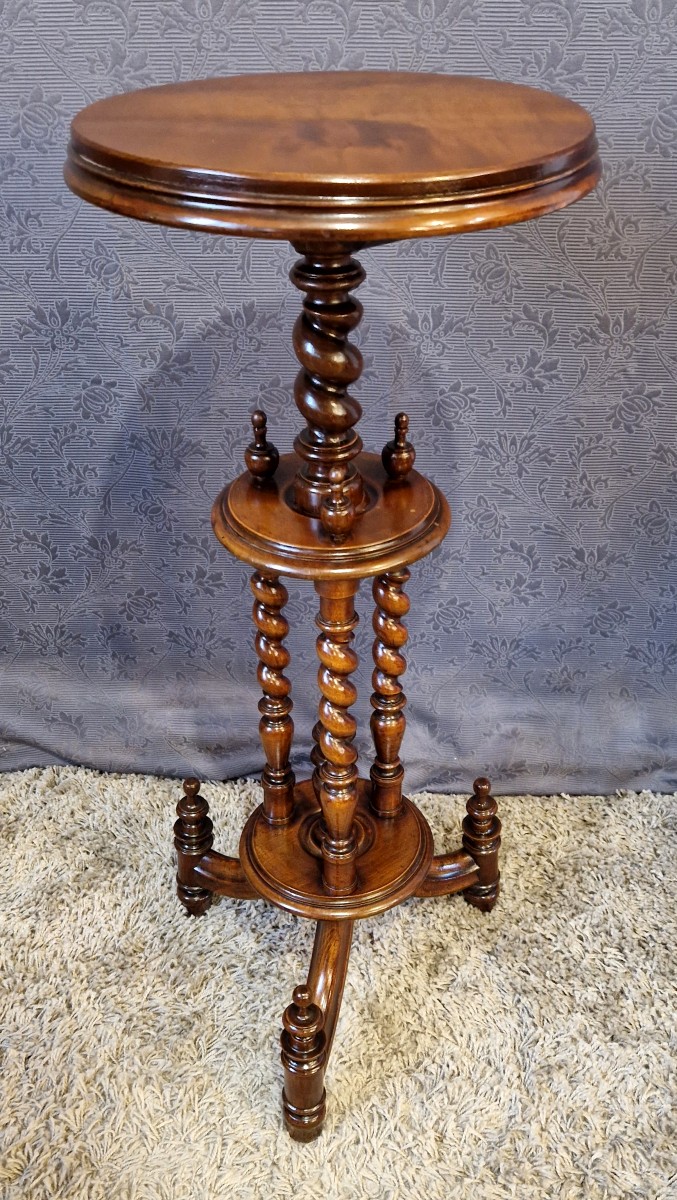 Table d'Appoint/Sellette en acajou début XXe