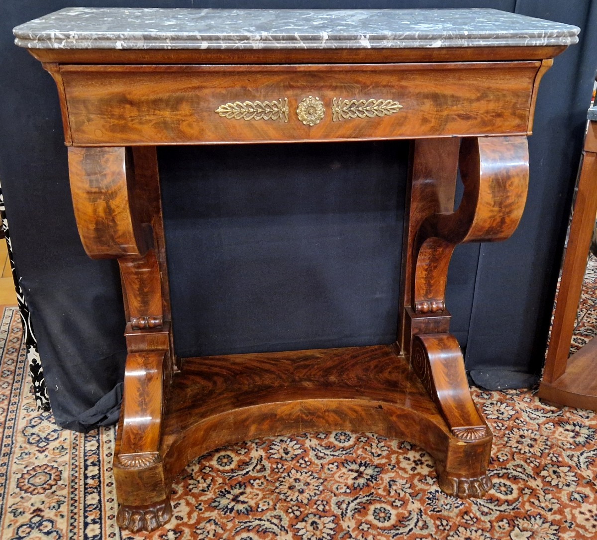 Mahogany Console Table, Restoration Period