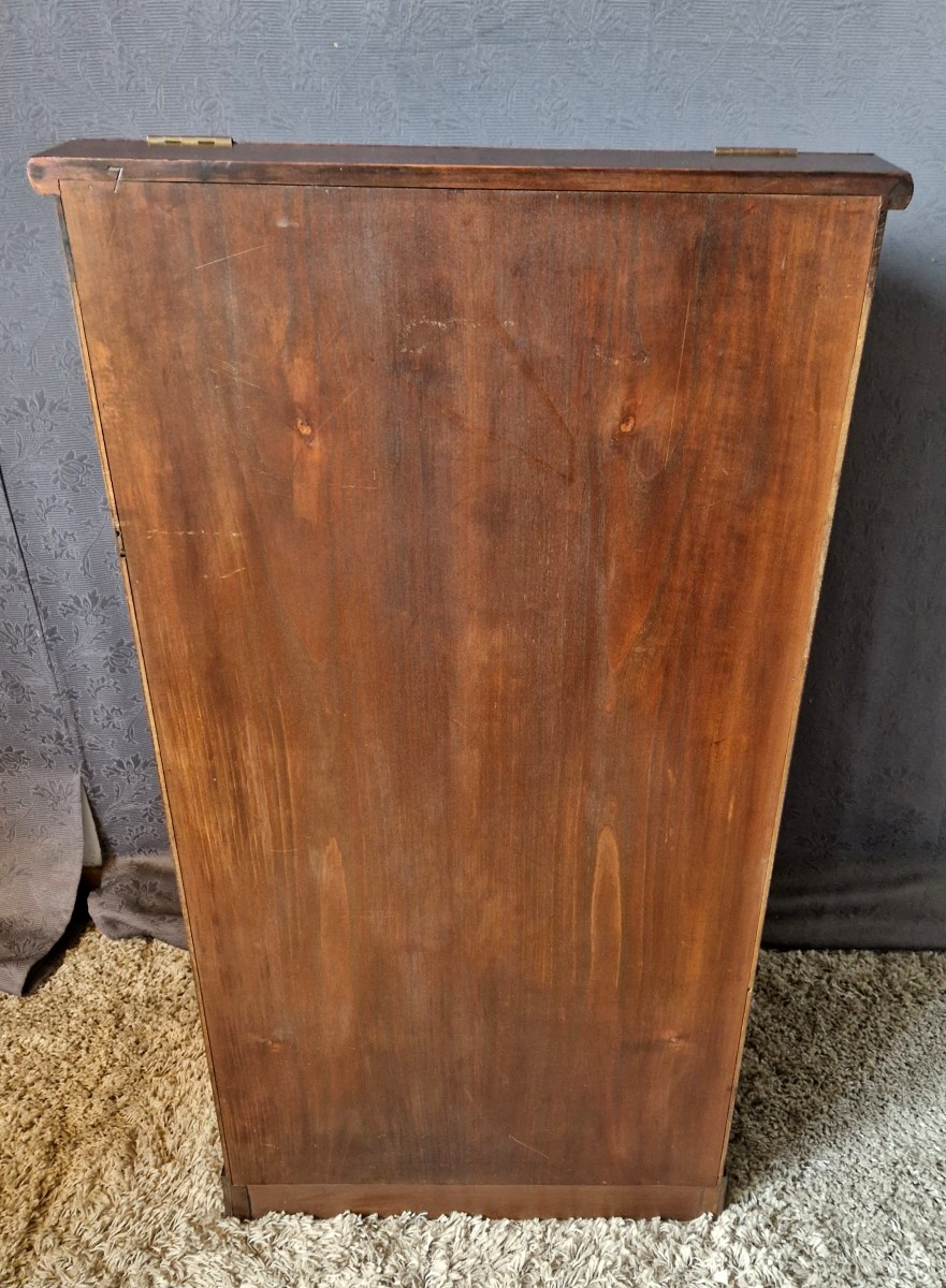 Bibus Mahogany Bookcase In The 20th Century Empire Style-photo-6