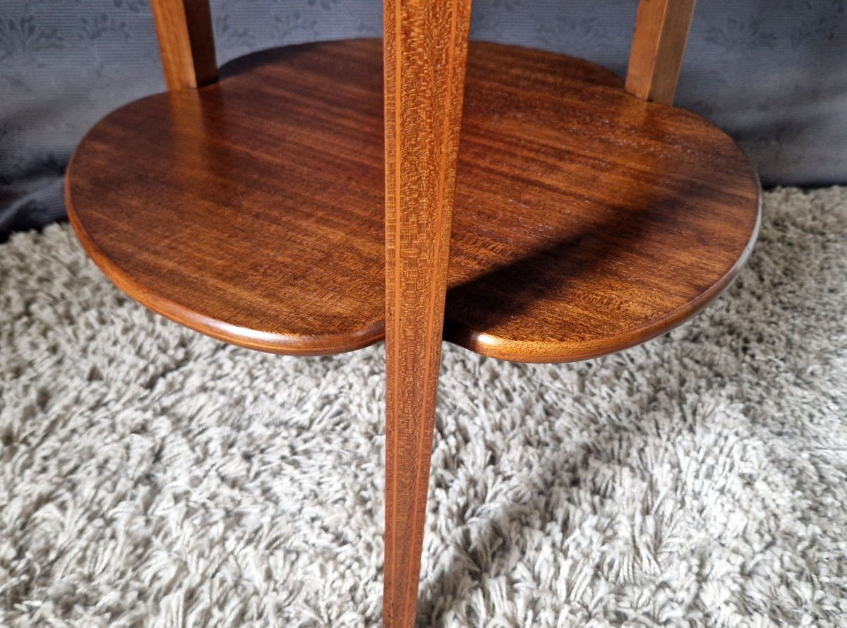 Small 20th-century Mahogany Side Table-photo-4