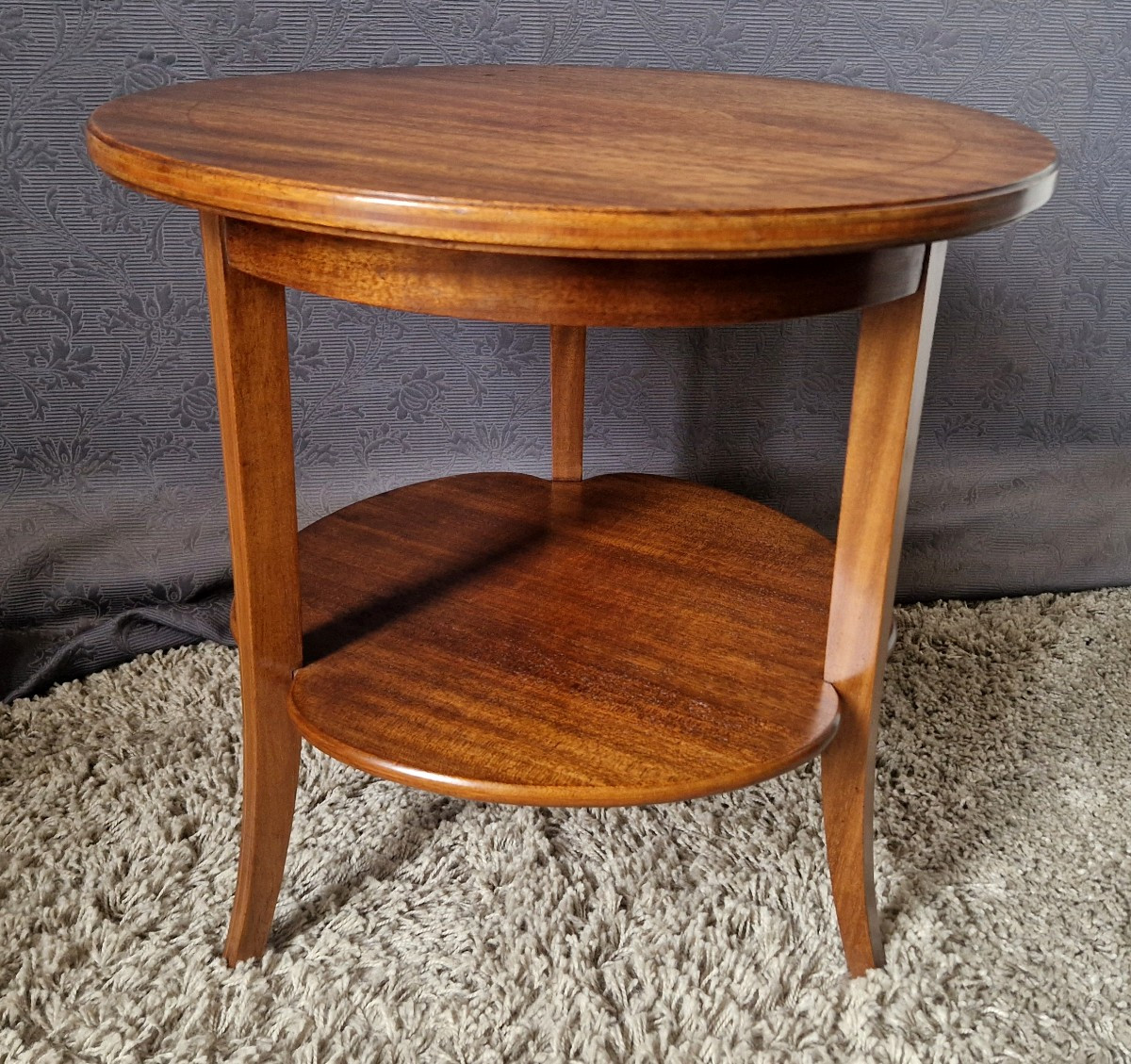Small 20th-century Mahogany Side Table
