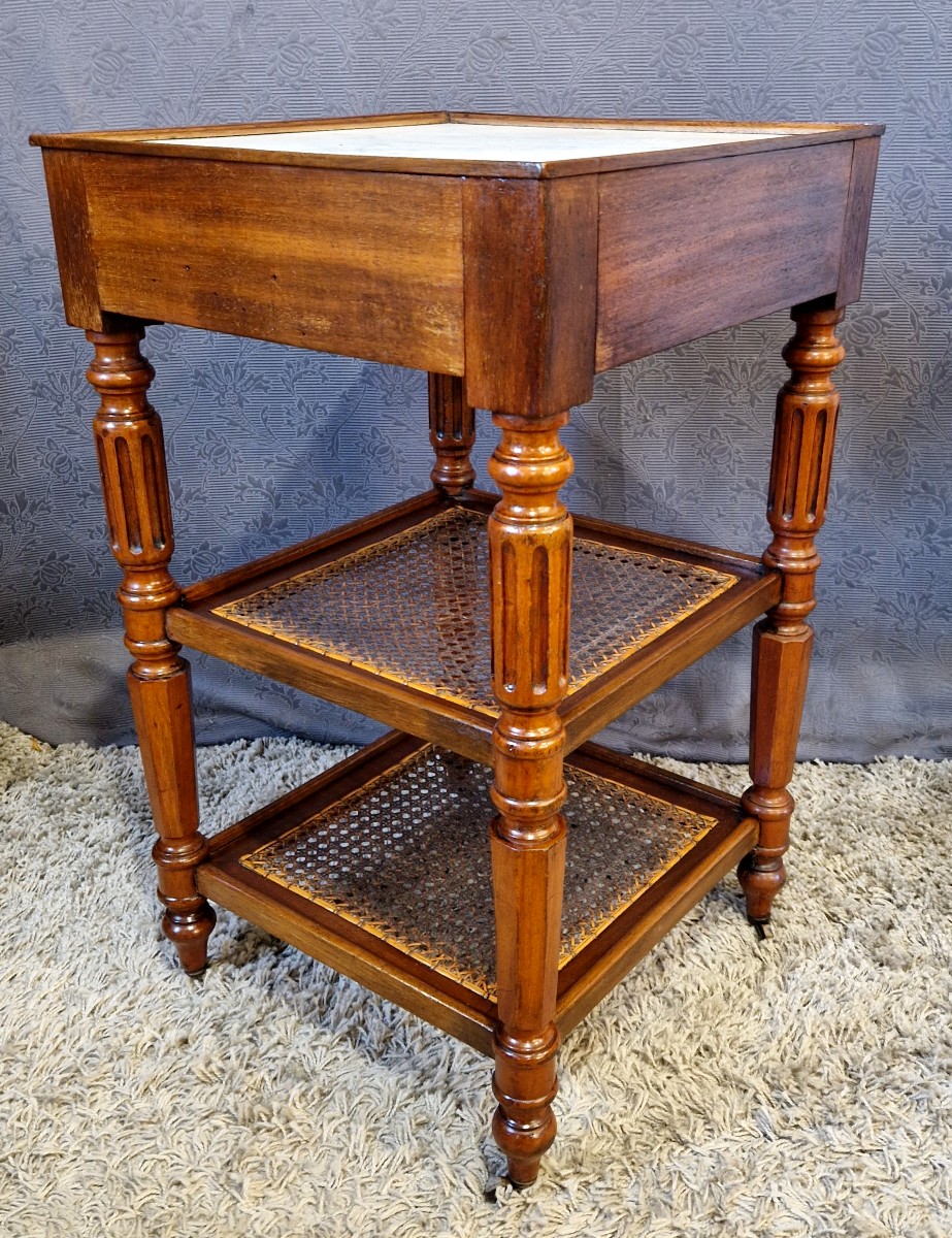 Late 19th Century Mahogany Side Table-photo-1
