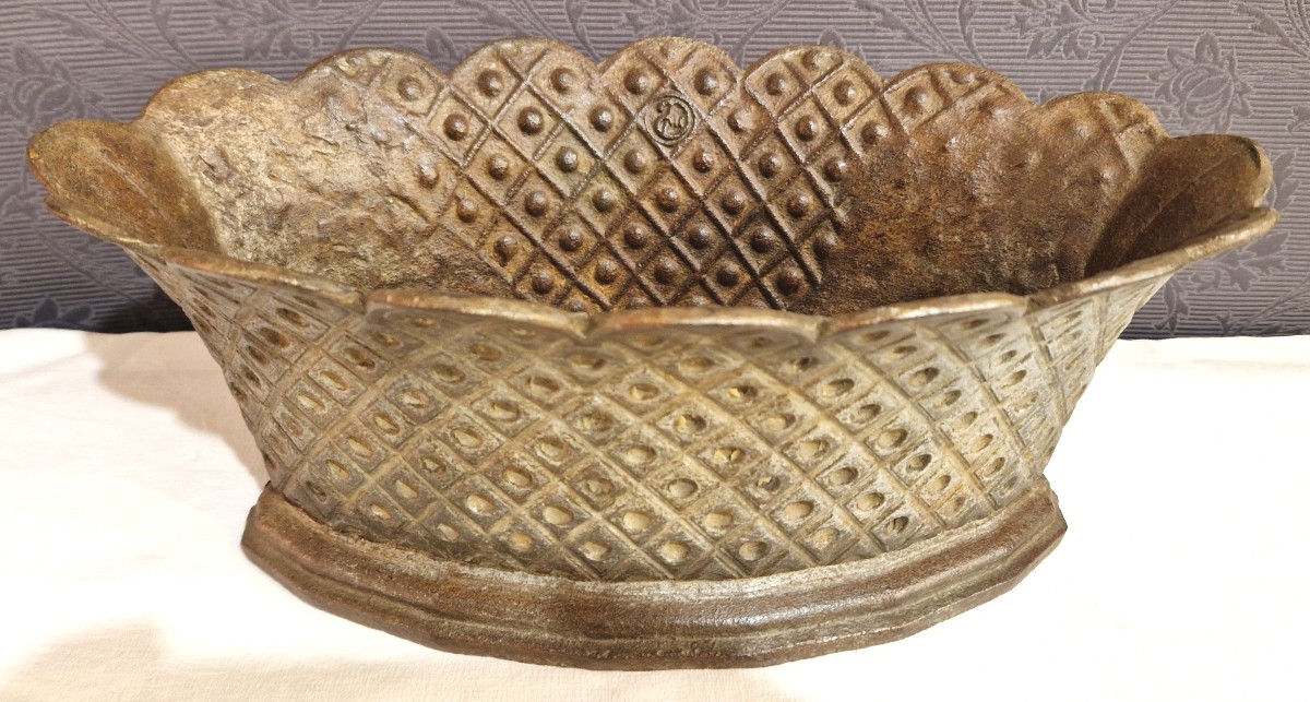 Jardinière art déco de jardin en fonte-photo-2