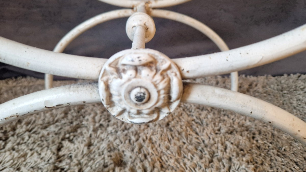 Tabouret de salon de  jardin XIXe-photo-4