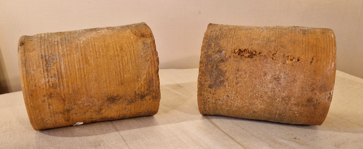 2 Provençal Terracotta Birdhouses-photo-4