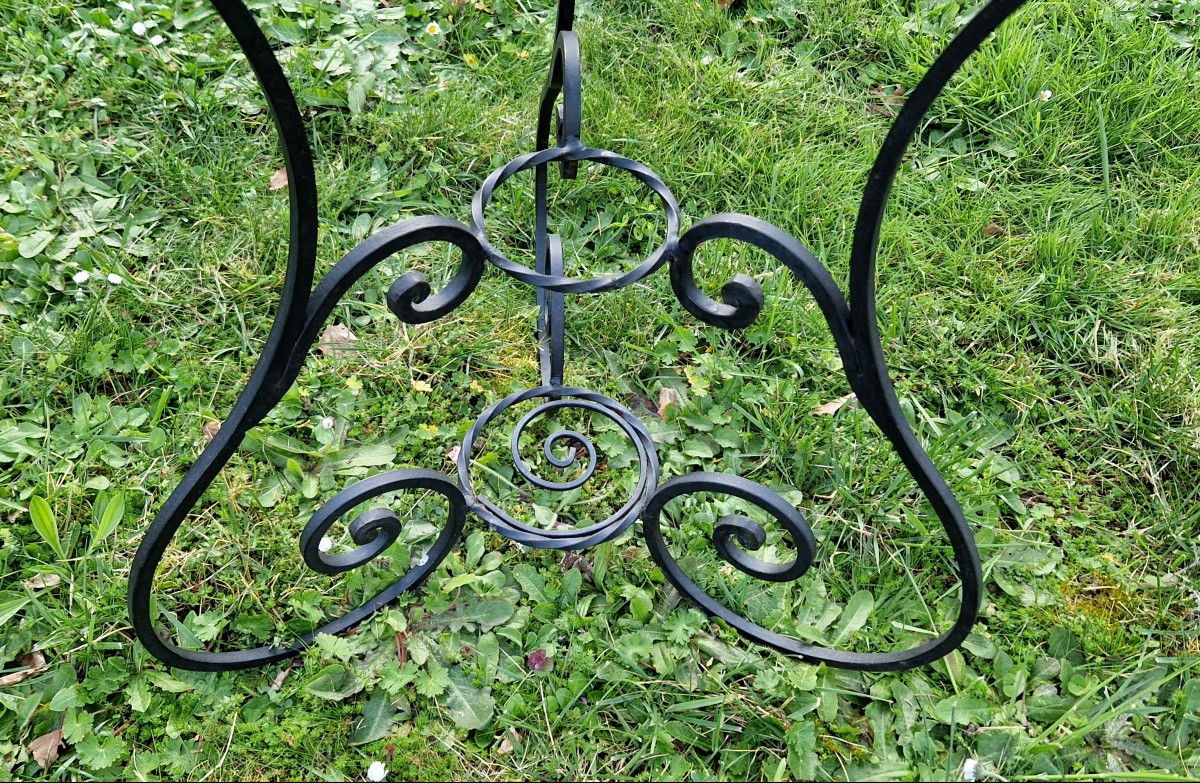 Wrought Iron Table - Mid-20th Century-photo-1