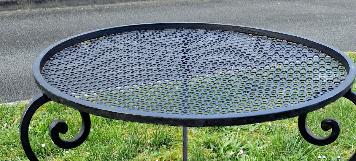 Wrought Iron Table - Mid-20th Century-photo-2