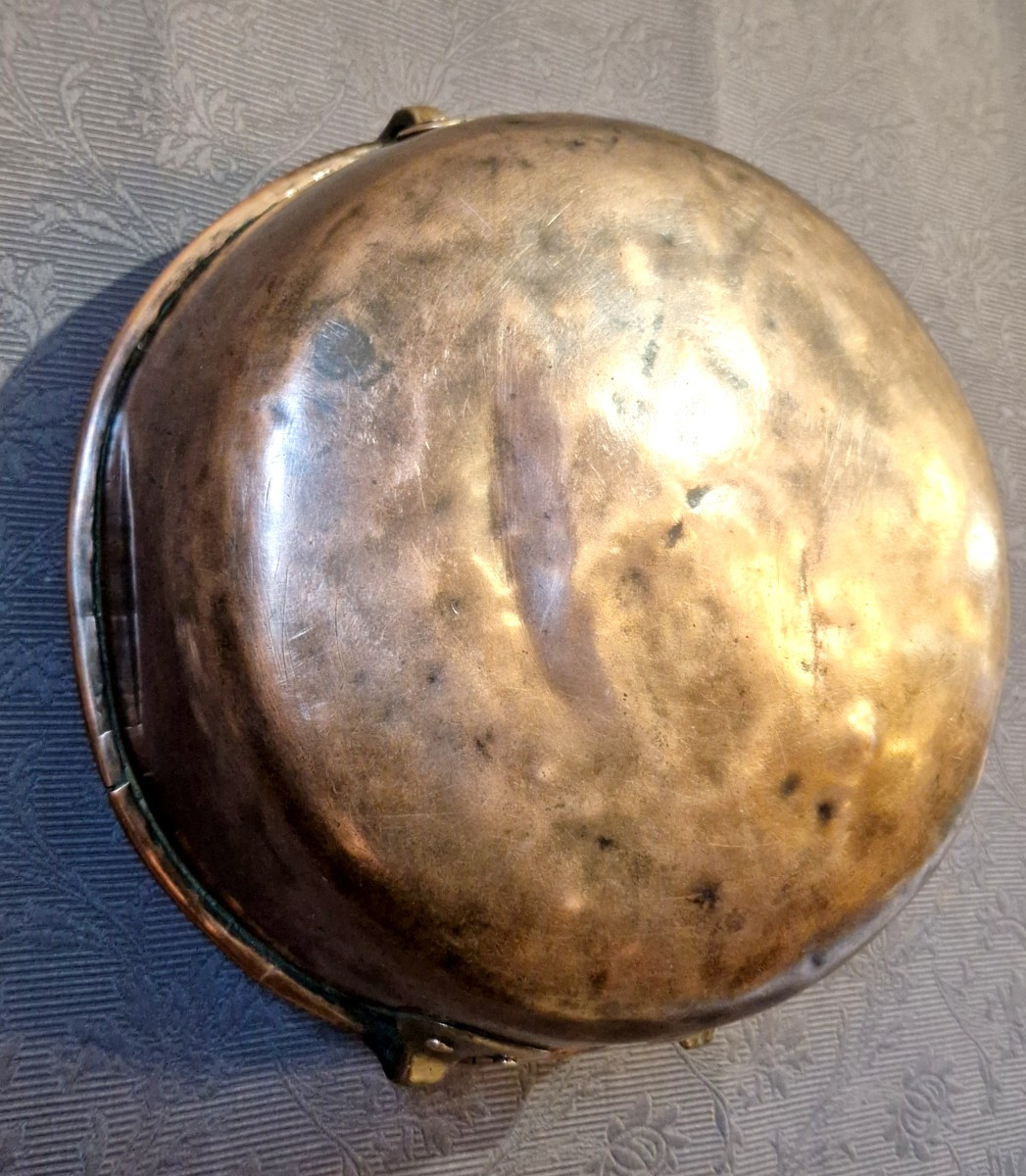 Bassine en cuivre fin XVIIIe-photo-2