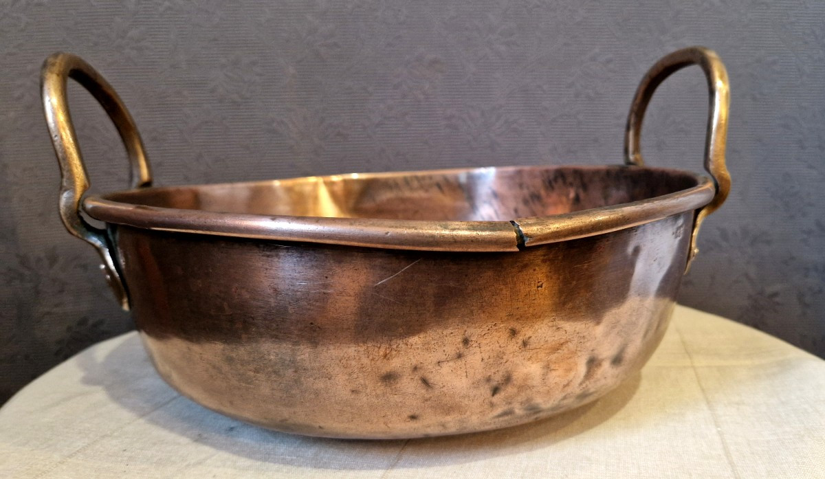 Bassine en cuivre fin XVIIIe