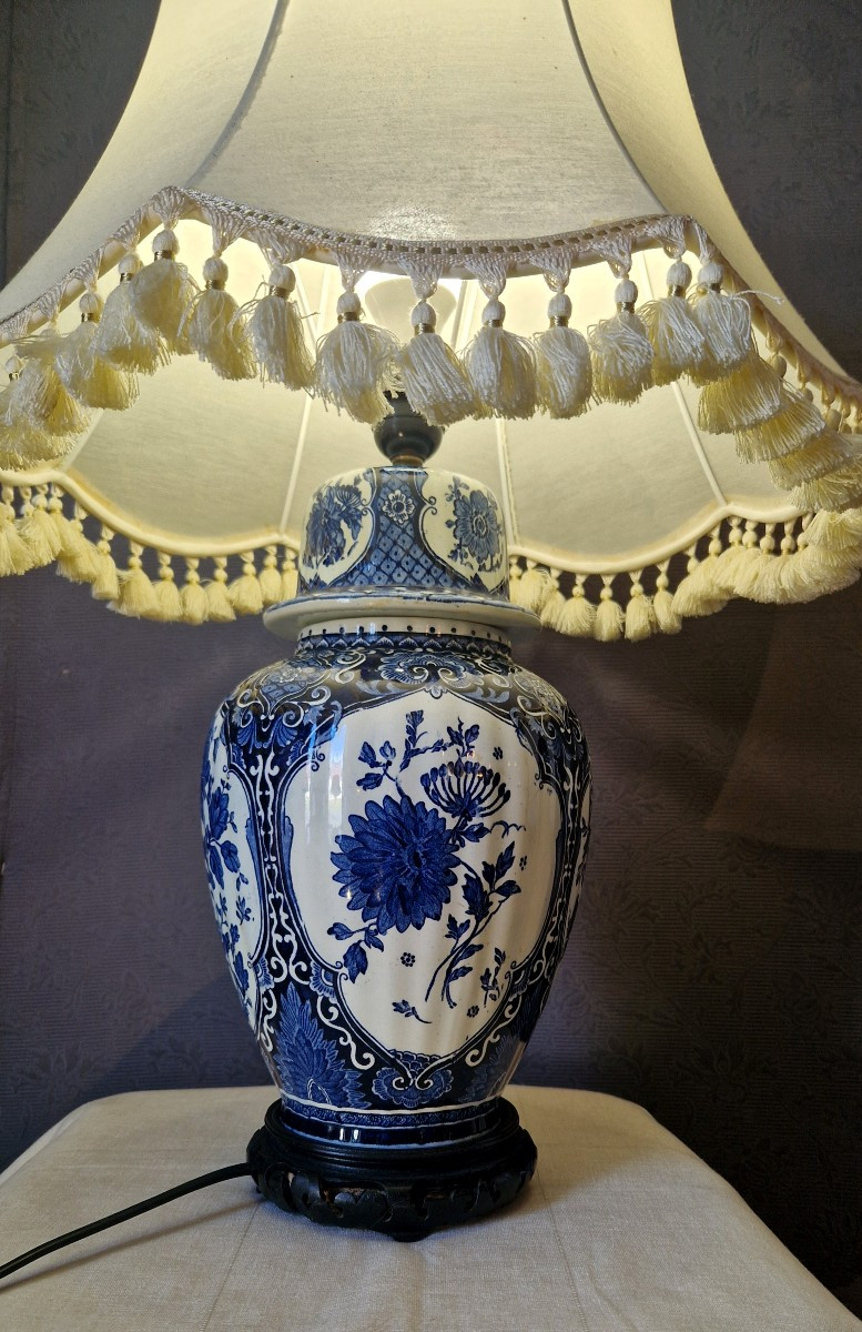 20th Century Earthenware Lamp-photo-2