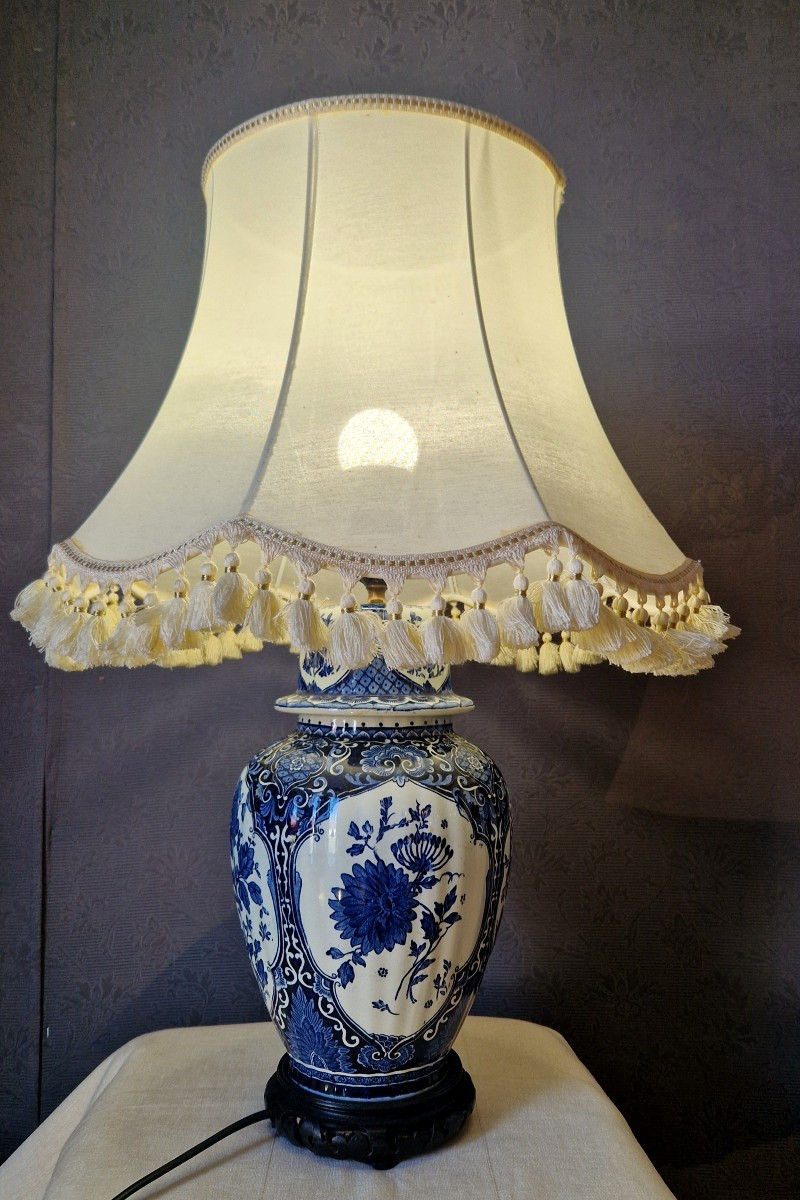 20th Century Earthenware Lamp-photo-3