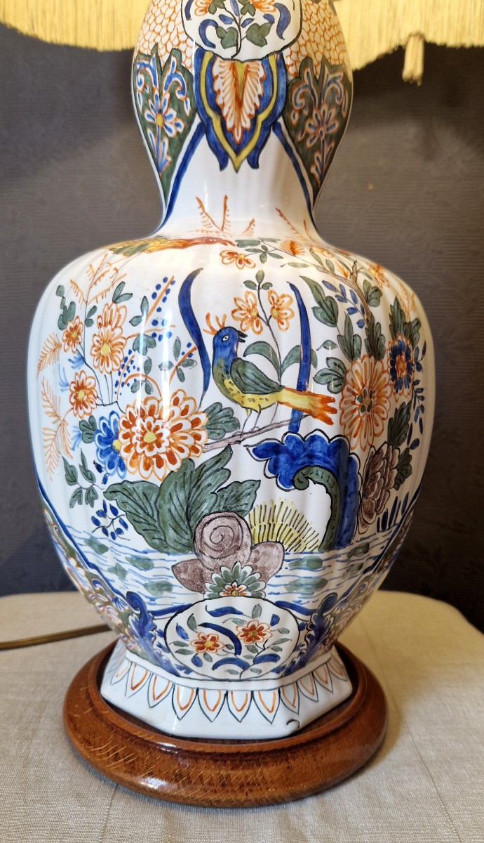 20th Century Earthenware Lamp-photo-3