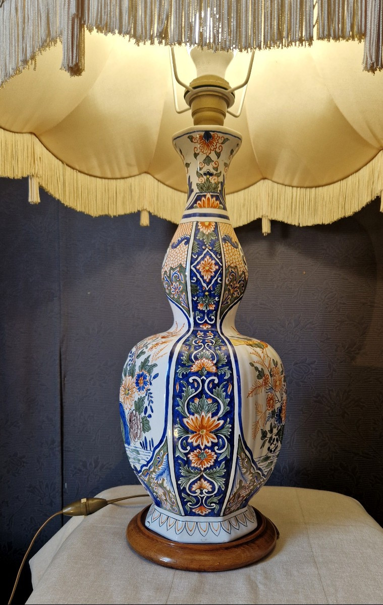20th Century Earthenware Lamp-photo-4