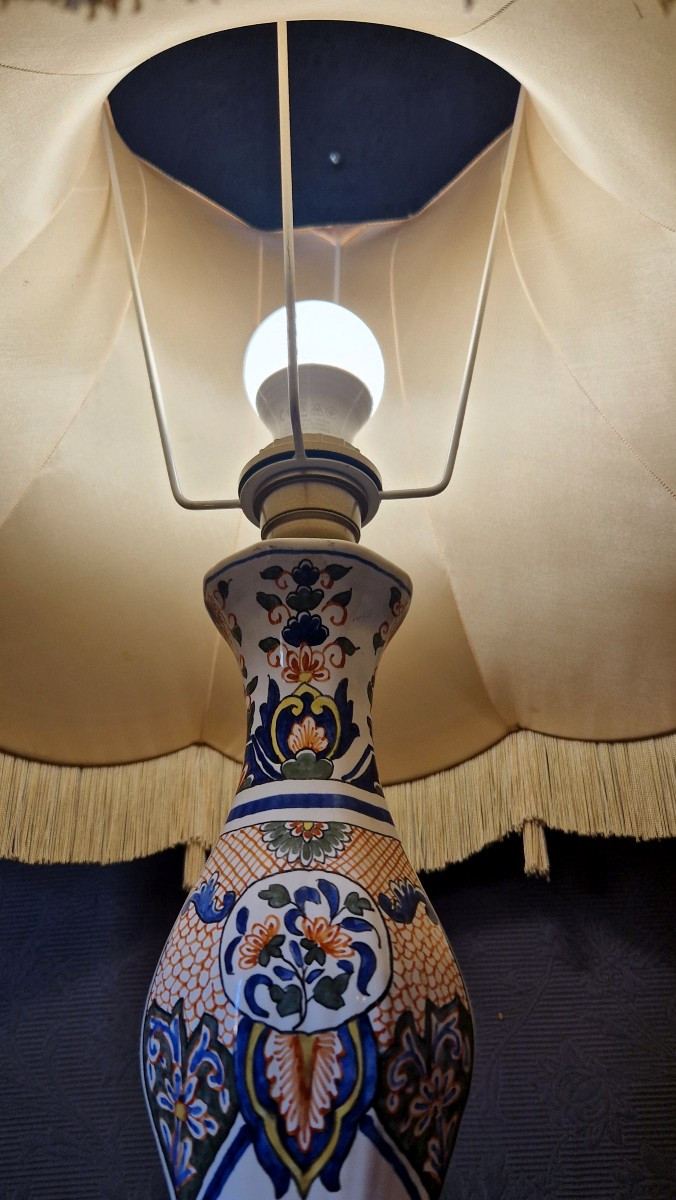 20th Century Earthenware Lamp-photo-3