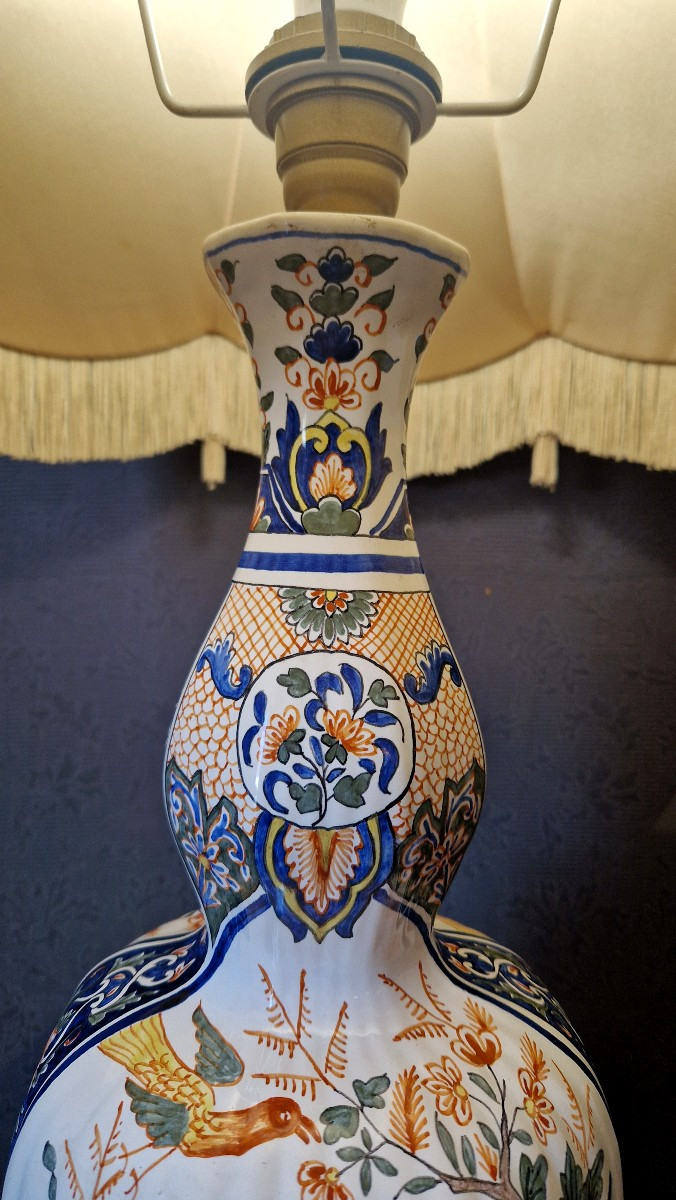 20th Century Earthenware Lamp-photo-5