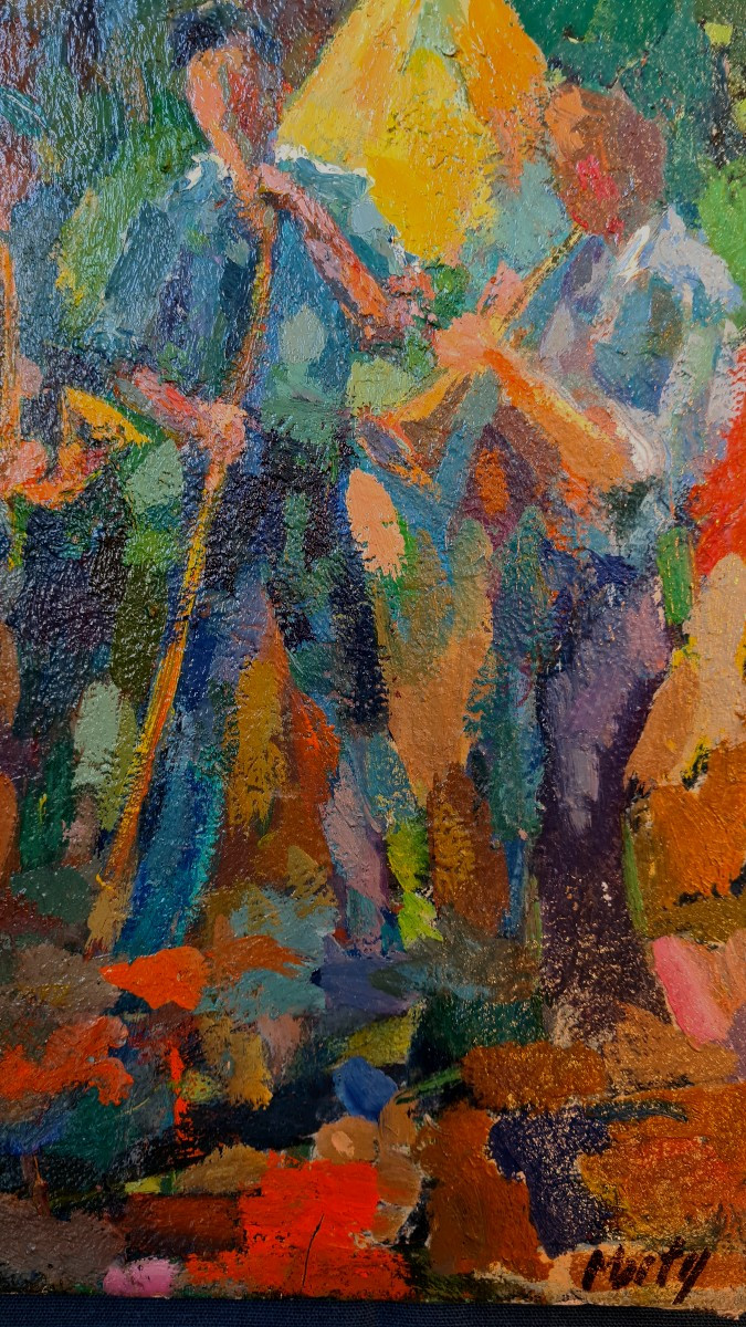 Trumpeters By Marty XXth Century-photo-1