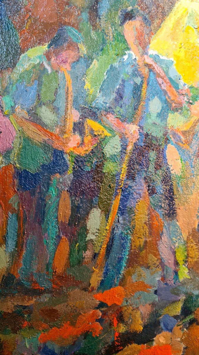 Trumpeters By Marty XXth Century-photo-4