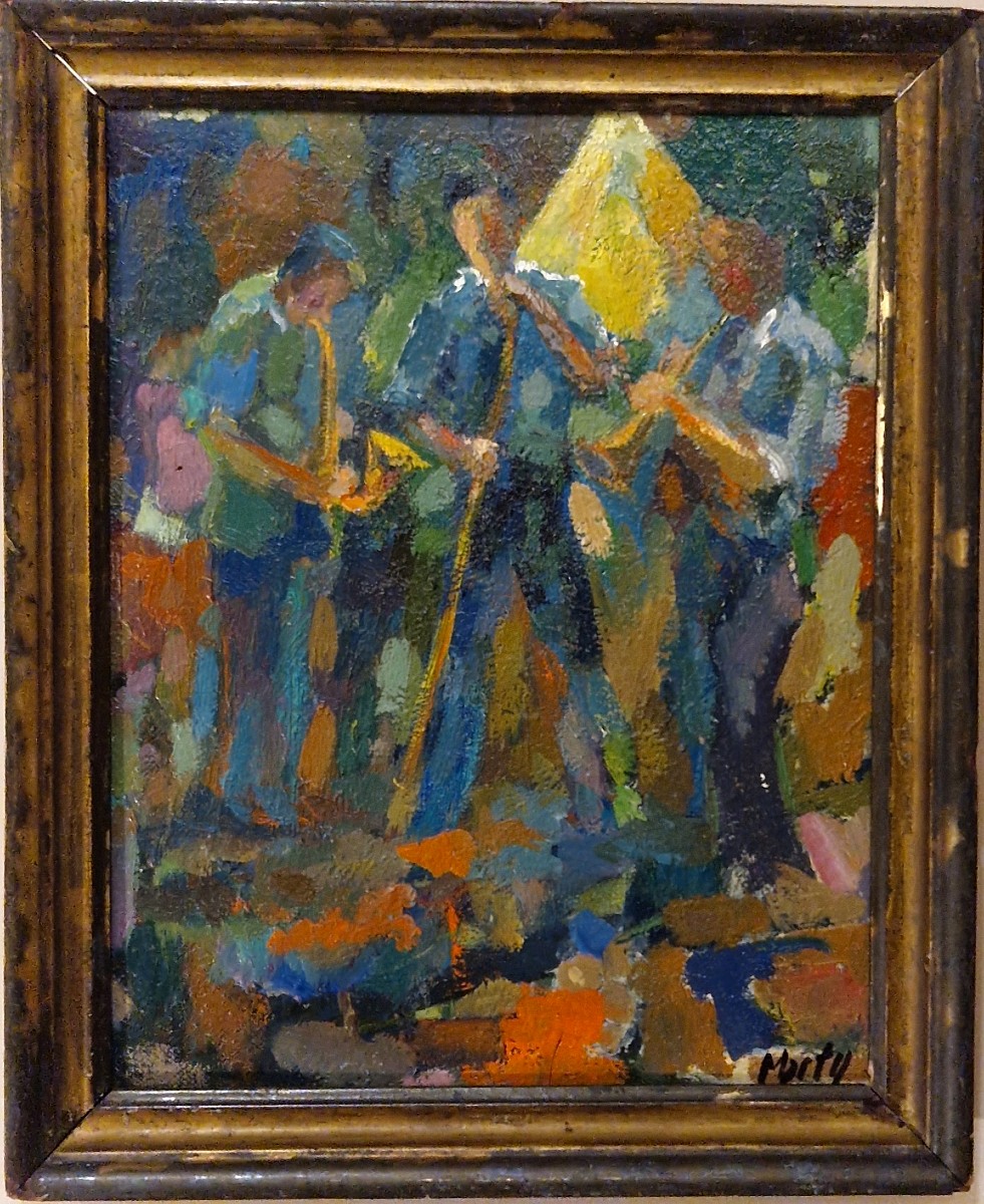 Trumpeters By Marty XXth Century