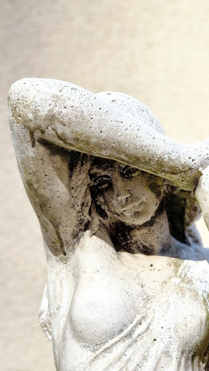 Large Garden Statue - 20th Century-photo-4