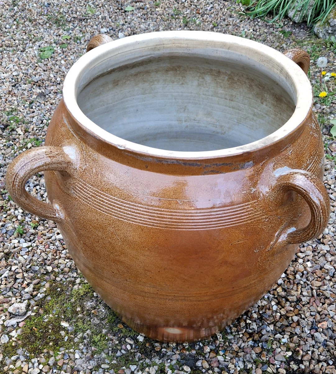 Jarre en grès -saloir- 100 litres- -photo-2