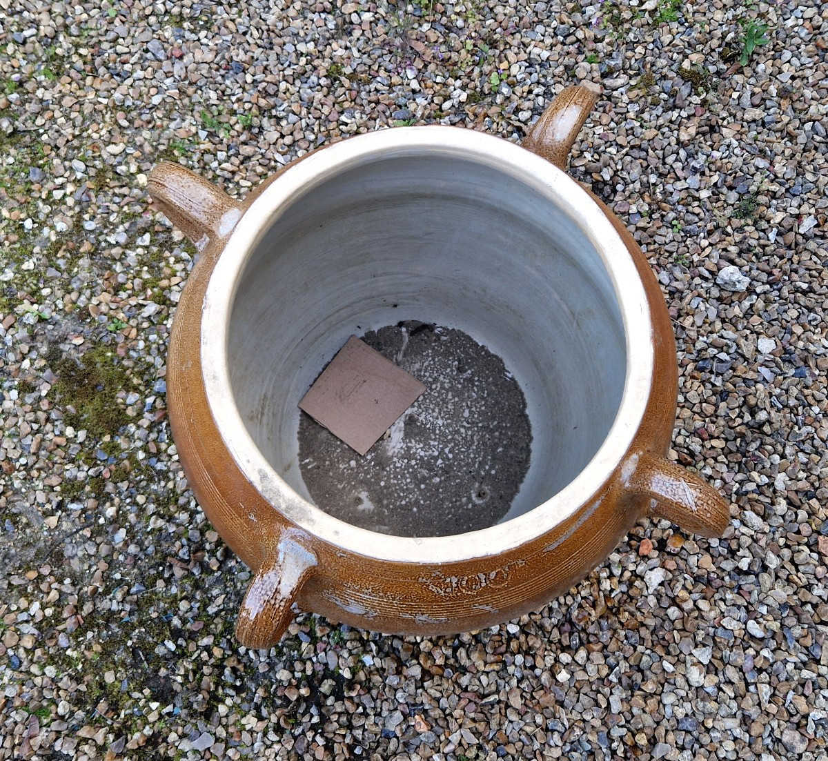 Jarre en grès -saloir- 100 litres- -photo-3