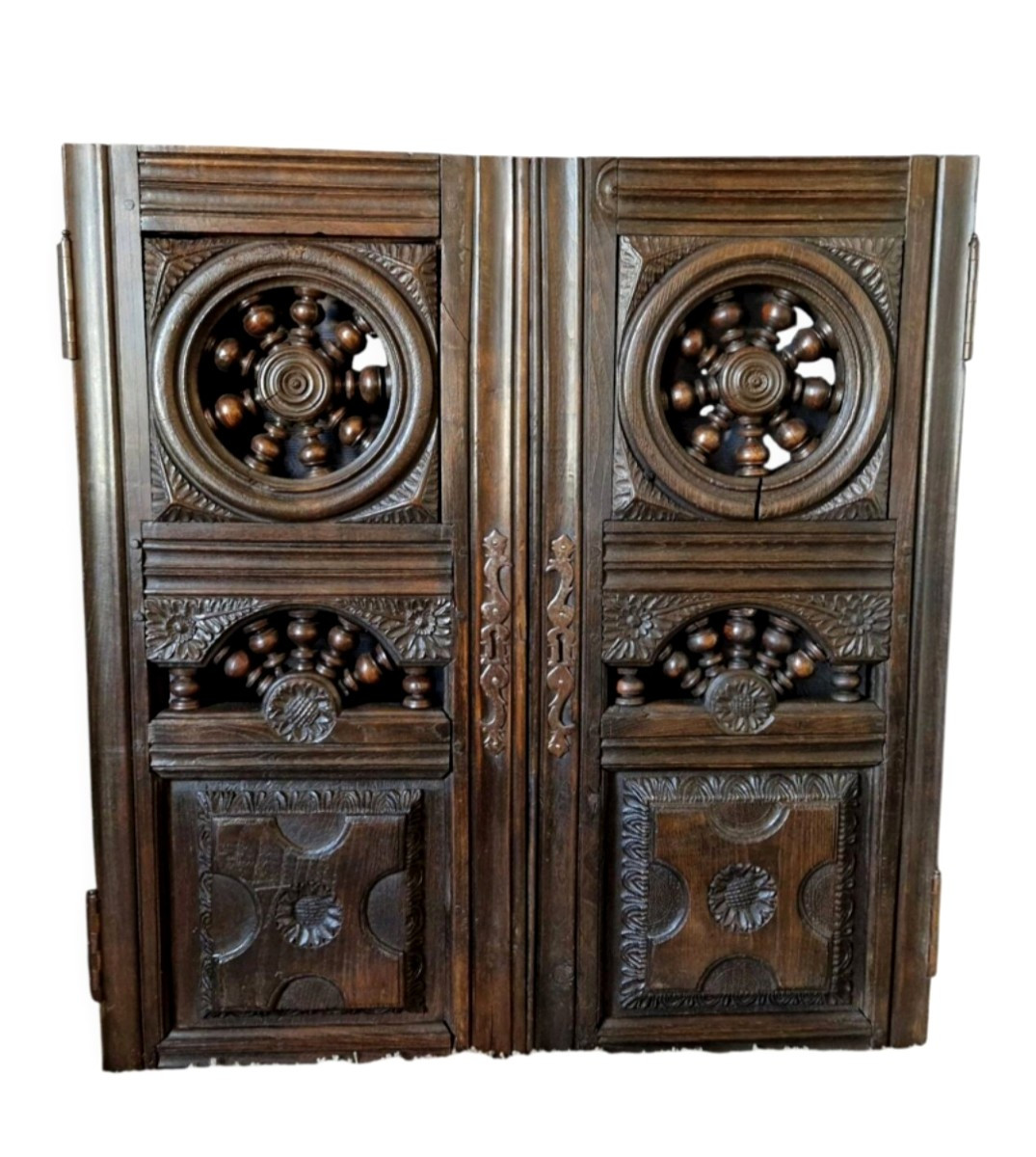 18th/19th Century Woodwork - Pair Of Doors - Interior Ornamentation