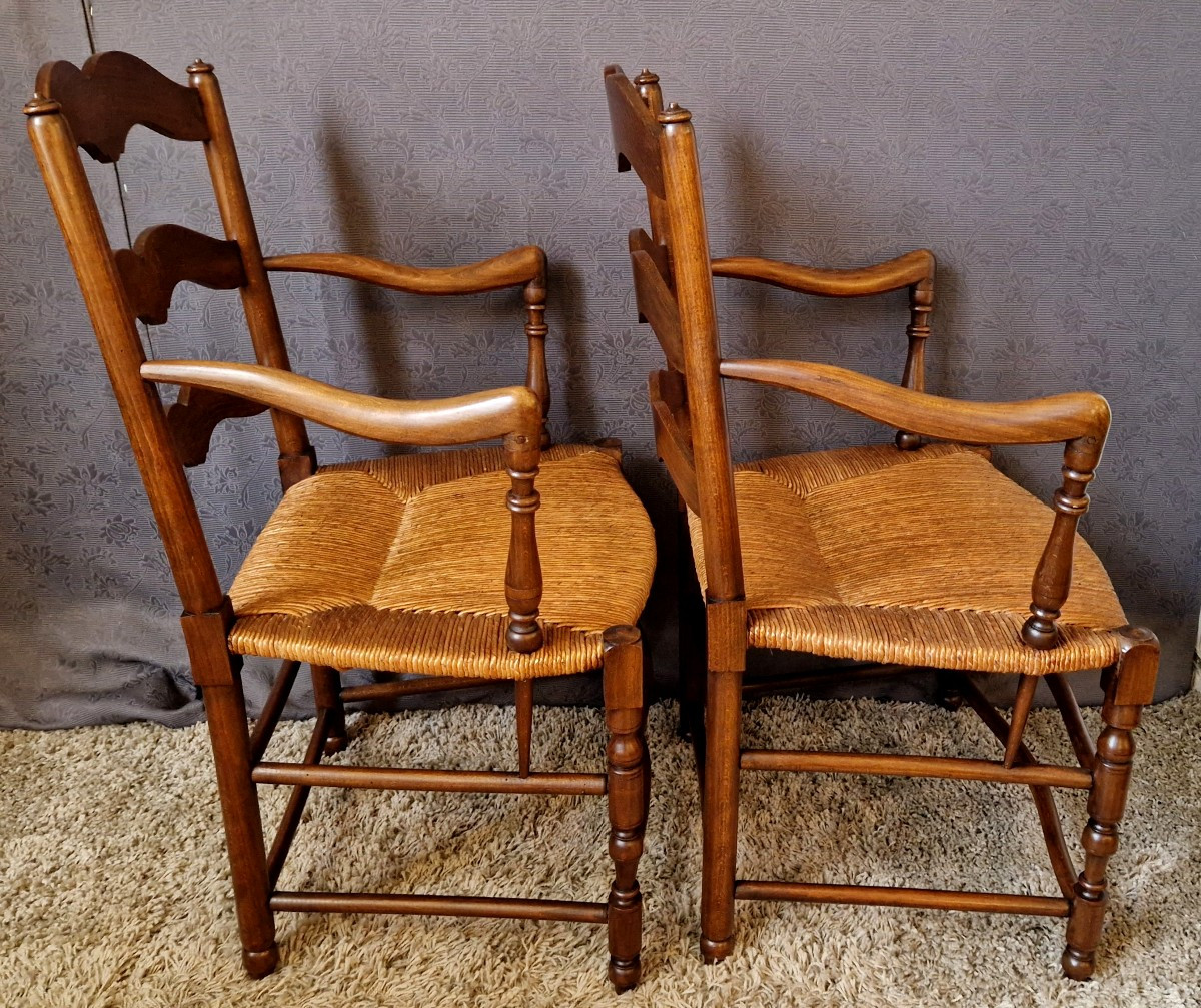 Paire de fauteuil de style provencale-photo-3