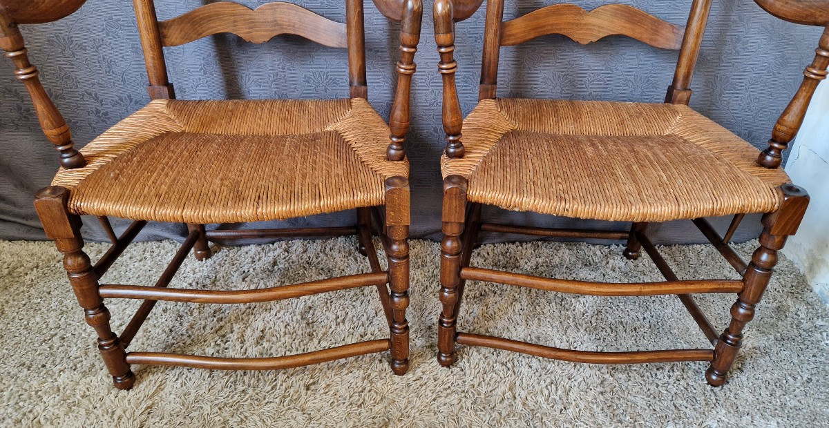 Paire de fauteuil de style provencale-photo-3