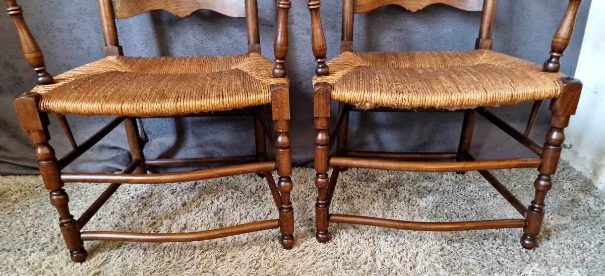 Paire de fauteuil de style provencale-photo-4