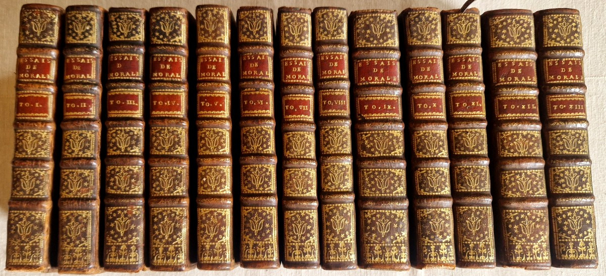 Pierre NICOLE – Essais de Morale – 13 Volumes – M.DCC.XV (1715)-photo-2