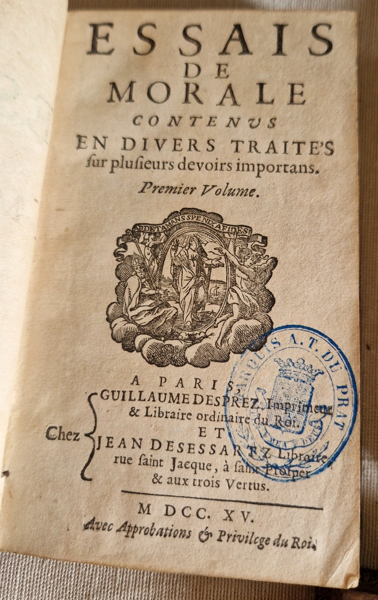 Pierre NICOLE – Essais de Morale – 13 Volumes – M.DCC.XV (1715)-photo-1