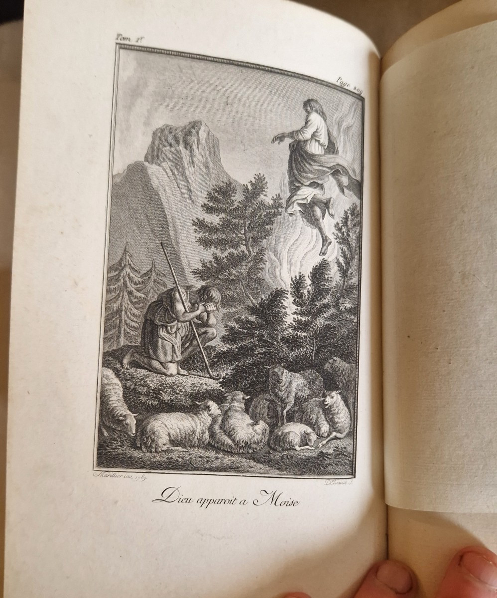 Bible By Marillier & Sacy - 12 Volumes - M.dcc. Lxxxix. 1789-photo-2