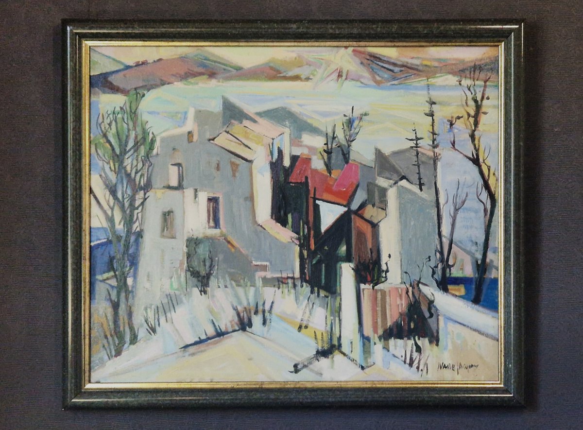 Mountain Landscape -jacques-ivané Millerioux (1922-2002)-photo-2