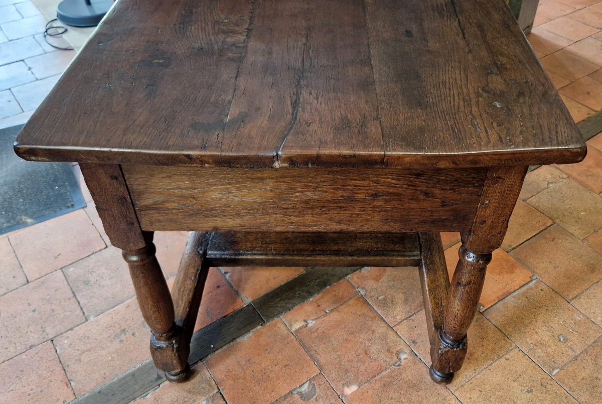 Early 19th Century Oak Table-photo-3