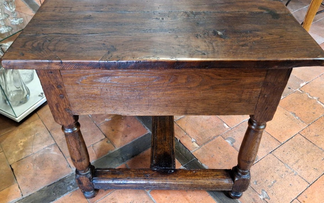 Table en chêne d'époque début XIXe -photo-1