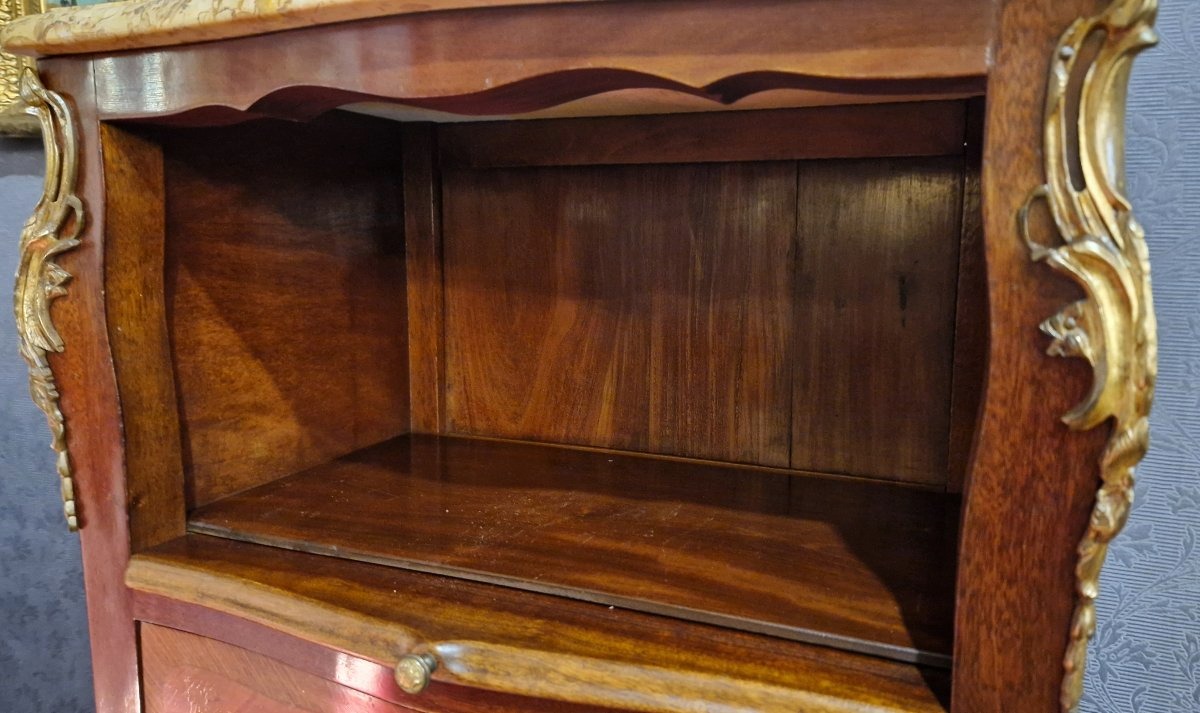 Bibus chiffonnier en marqueterie XXe-photo-4