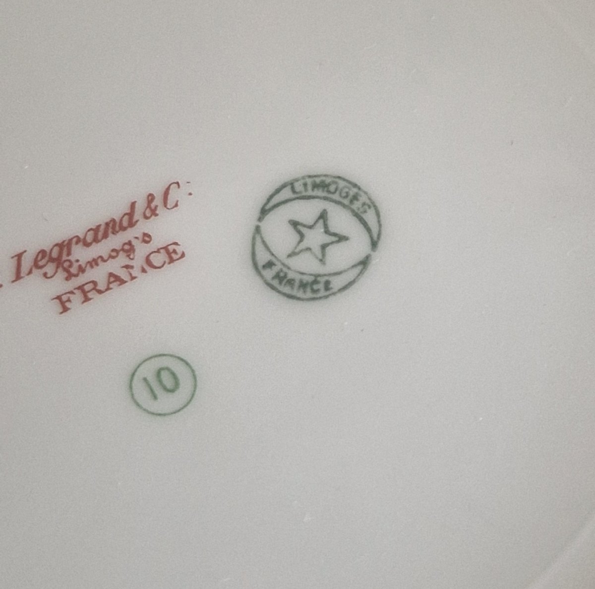  Service de Table en Porcelaine de LIMOGES – F. LEGRAND – Circa 1920-photo-3