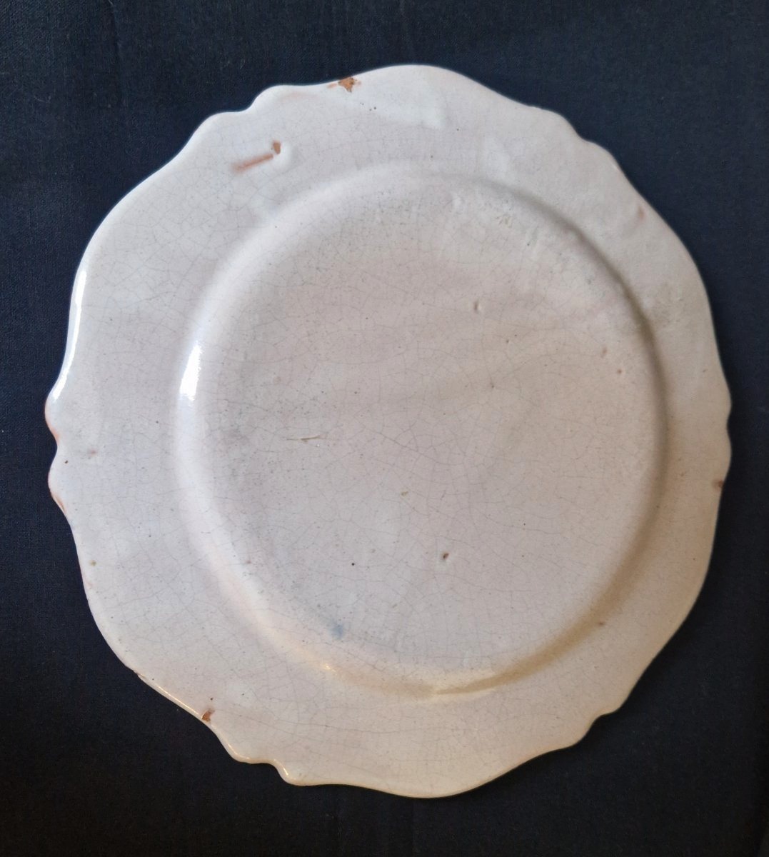 Plate - Nevers Earthenware, 19th Century-photo-1