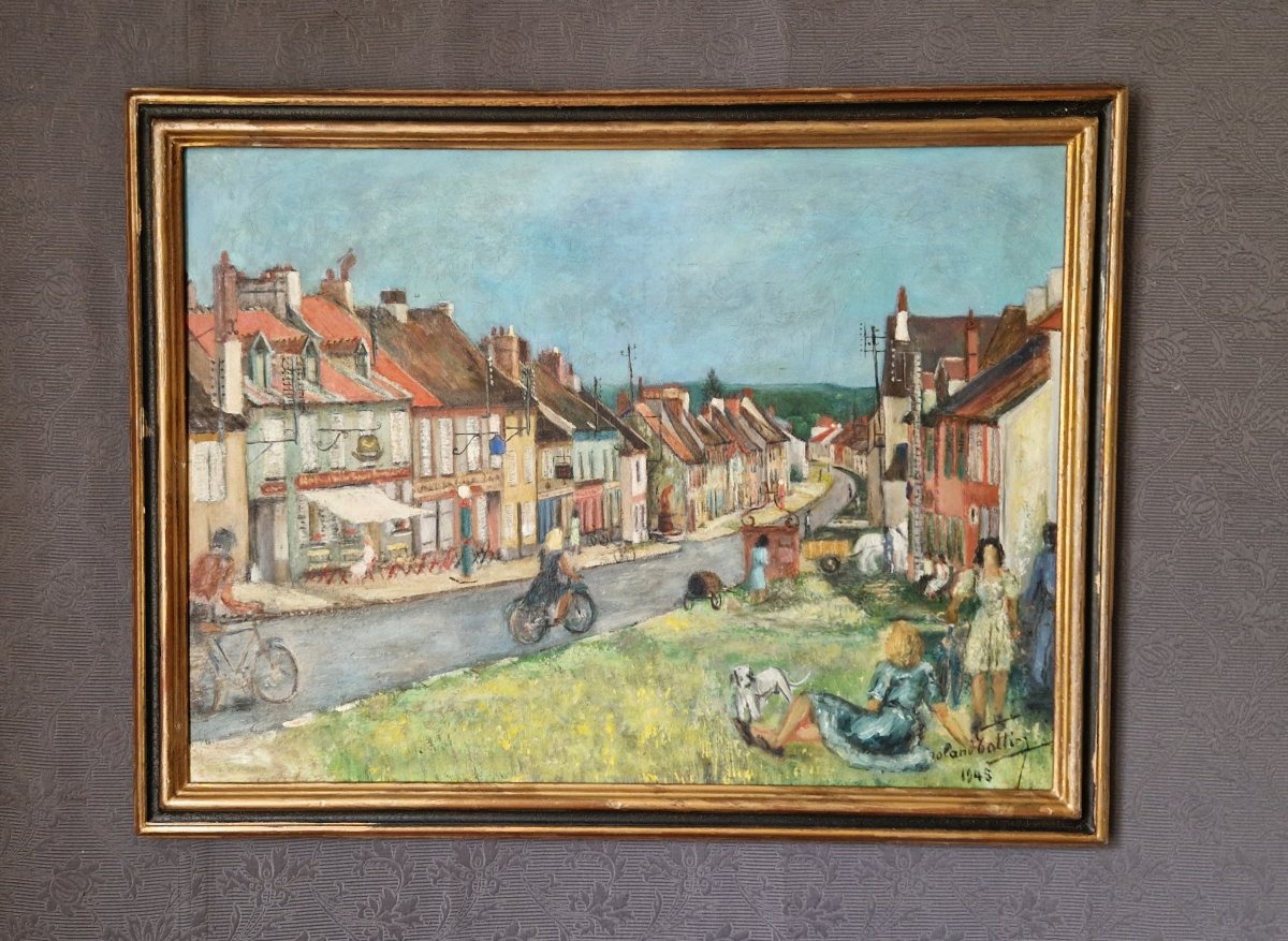 A Postwar Scene By Roland Pottier-photo-3