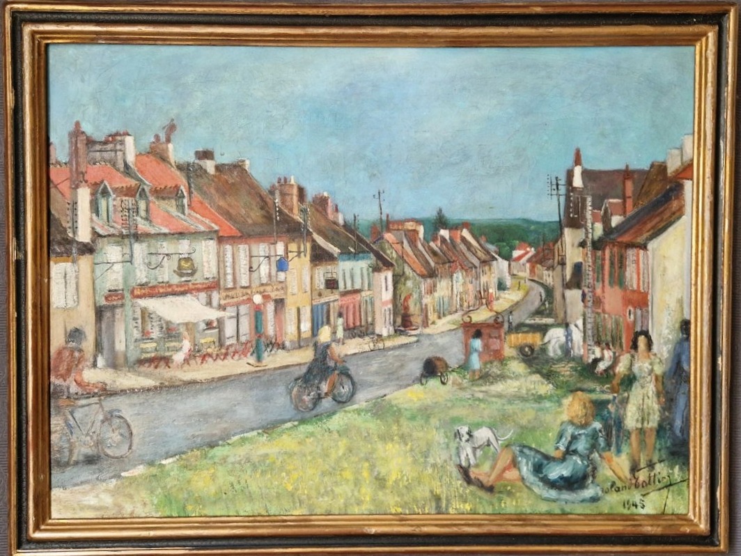 A Postwar Scene By Roland Pottier