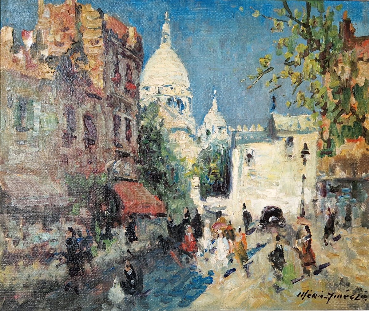 Place du Tertre - Mério AMÉGLIO (1897-1970) -photo-4